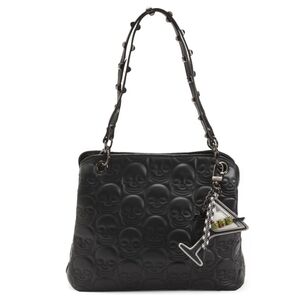NEW Betsey Johnson Skull Martini Tote Handbag